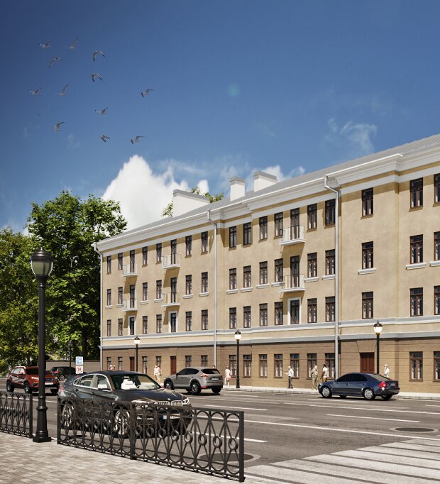 Новый дом в историческом районе